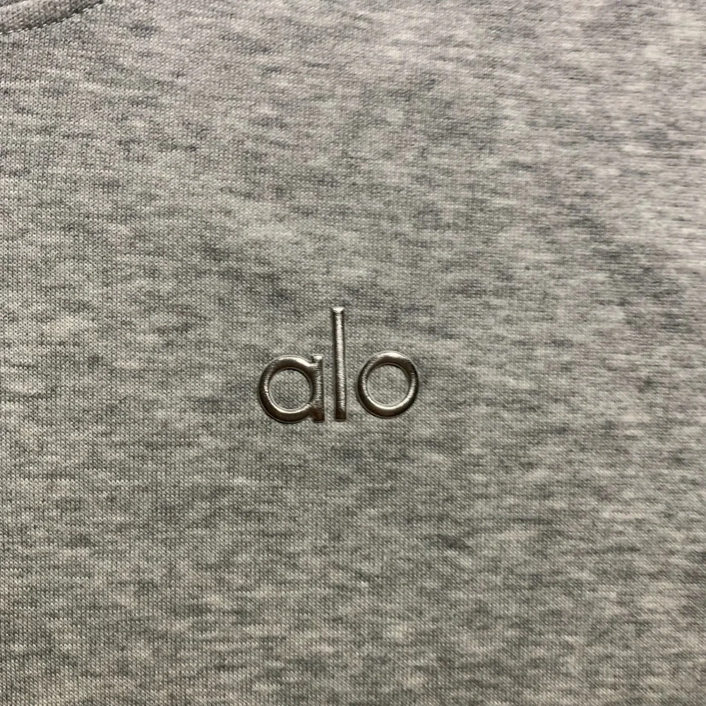 Alo Yoga Grey Hoodie and Open Leg Sweatpants Set Medium Lounge Sweatsuit
